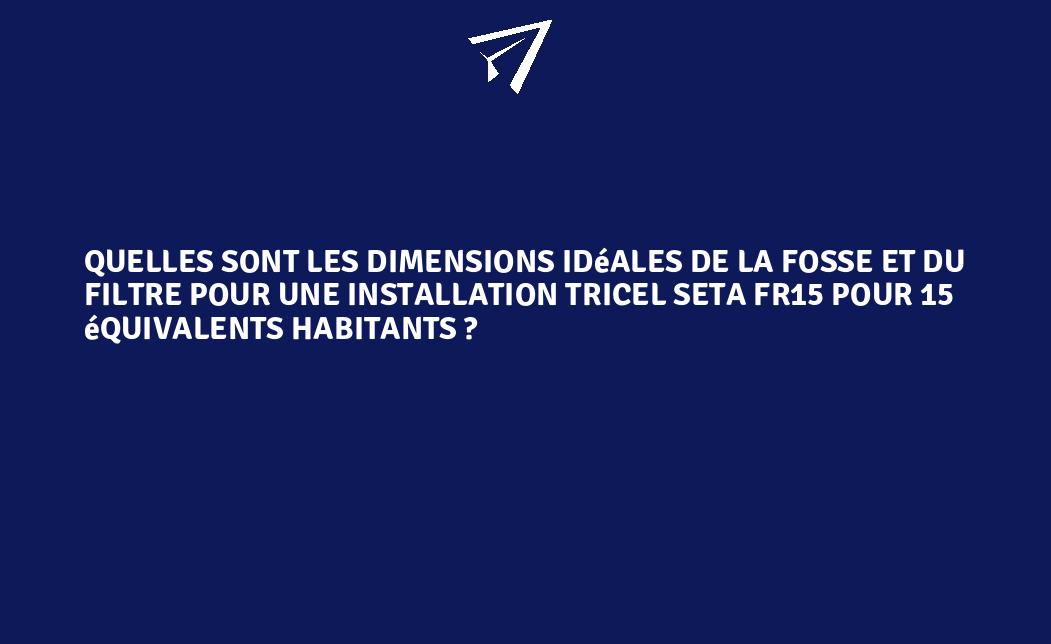 Quelles Sont Les Dimensions Id Ales De La Fosse Et Du Filtre Pour Une