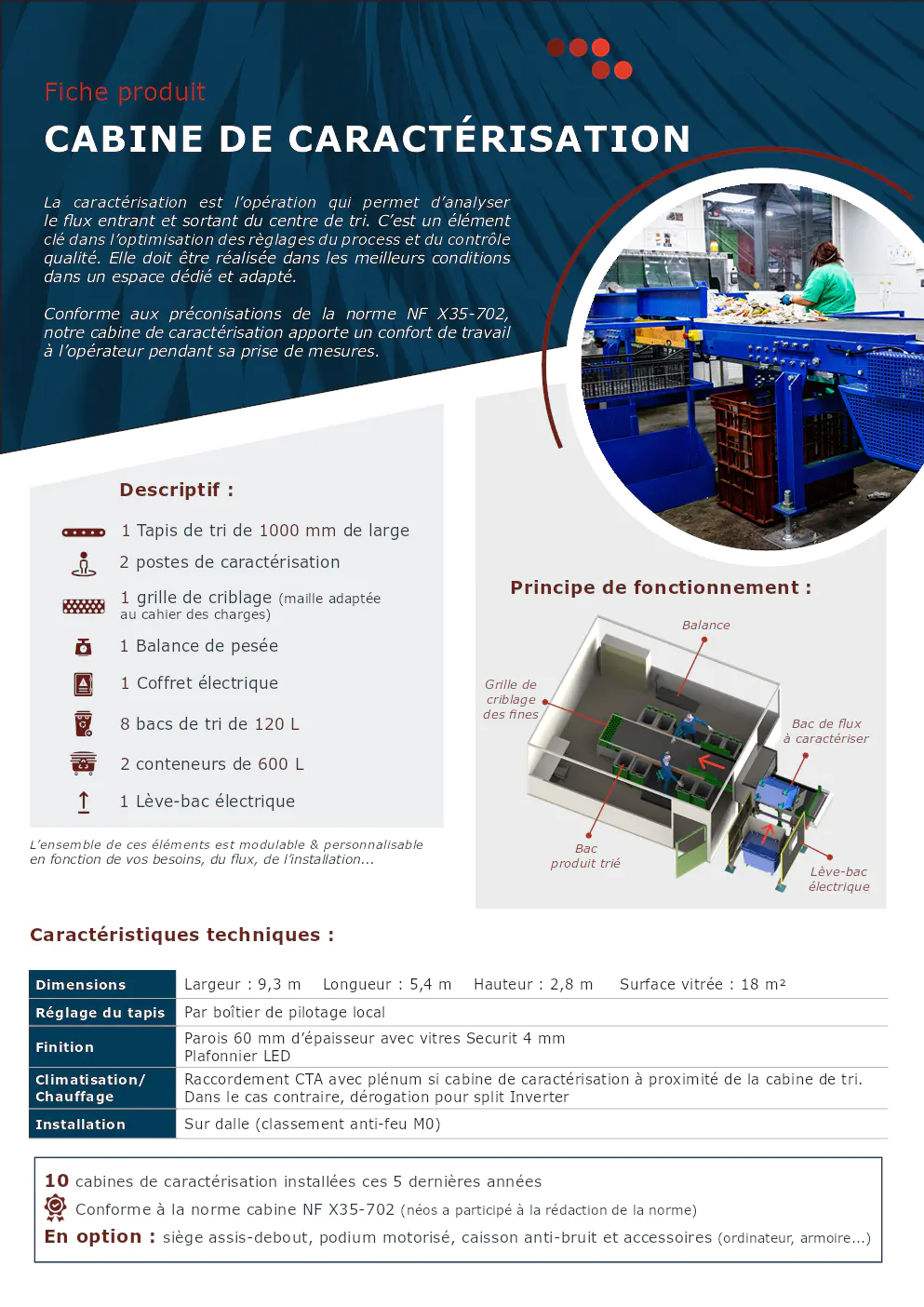 Image du document pdf : fiche produit cabine de caractérisation  