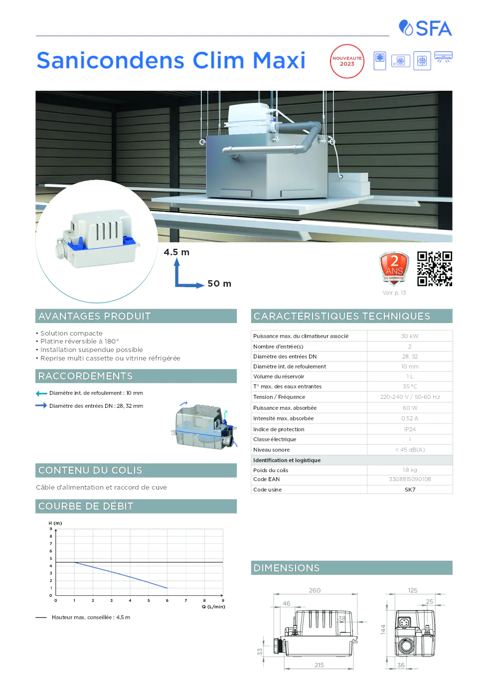 Image du document pdf : brochure sur la nouvelle solution compacte SFA 2023  