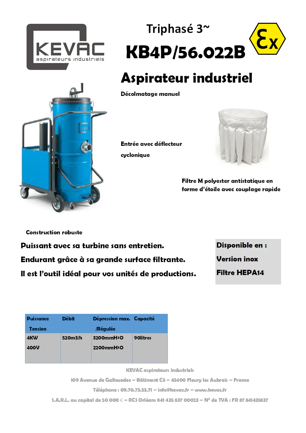 Image du document pdf : fiche technique de l