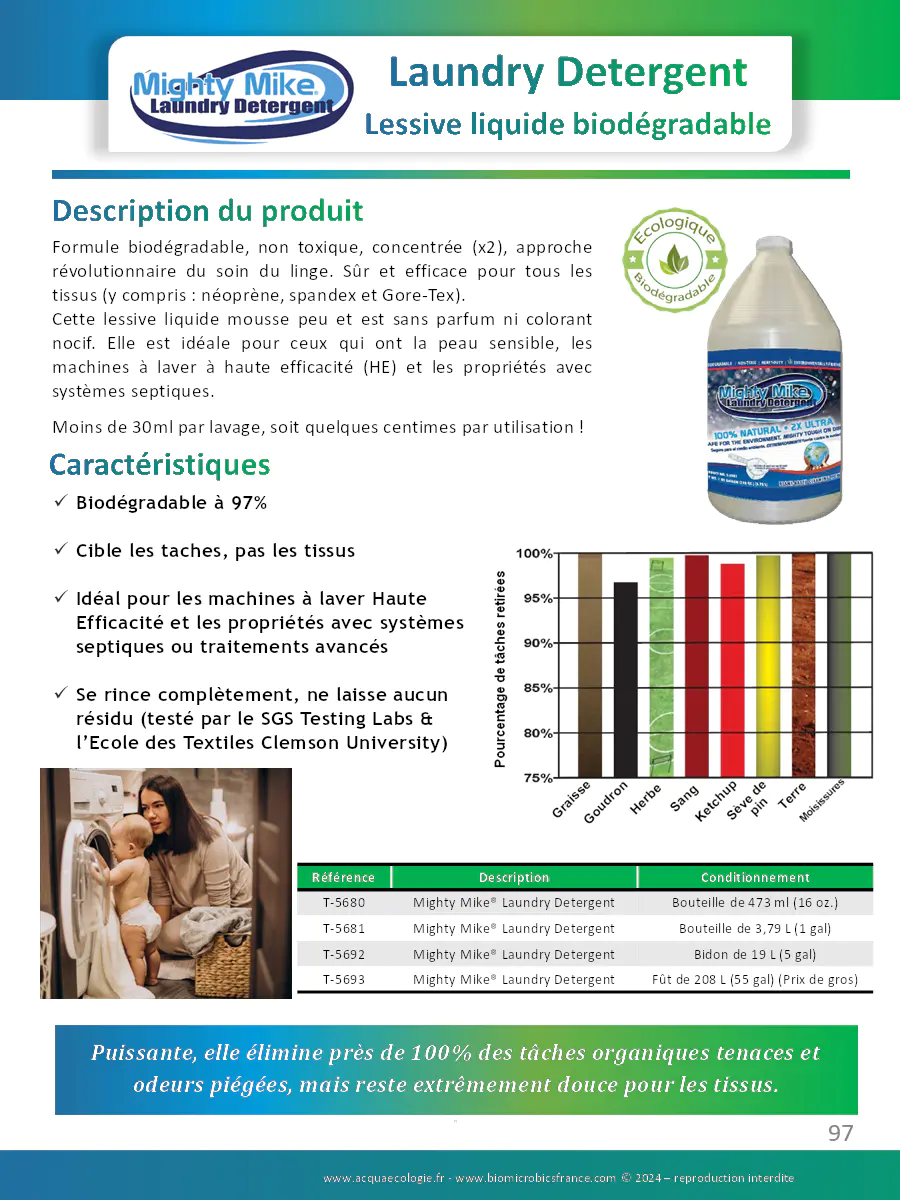 Image du document pdf : fiche produit de la lessive liquide mighty mike  