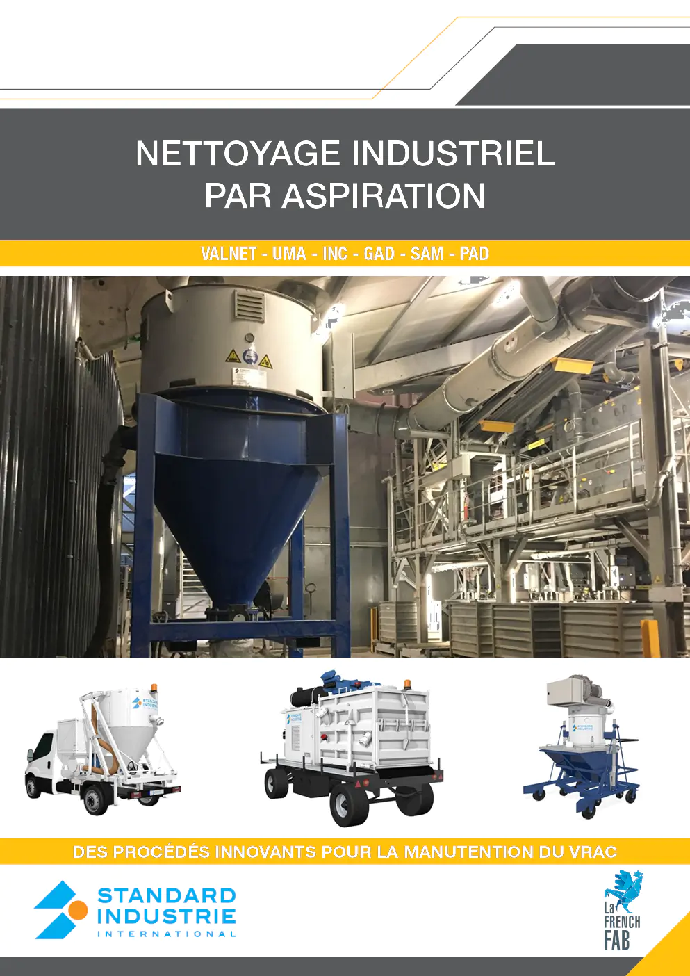 Image du document pdf : brochure sur les solutions de nettoyage industriel par aspiration standard industrie  