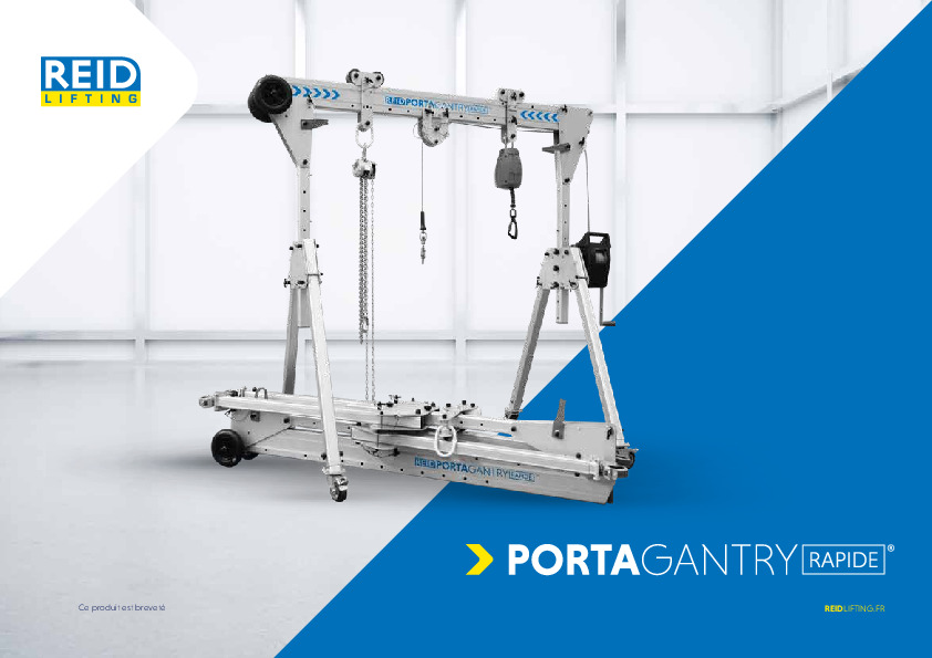 Image du document pdf : REID Porta-Gantry Rapide - PGR Fiche technique V8 2024-11  