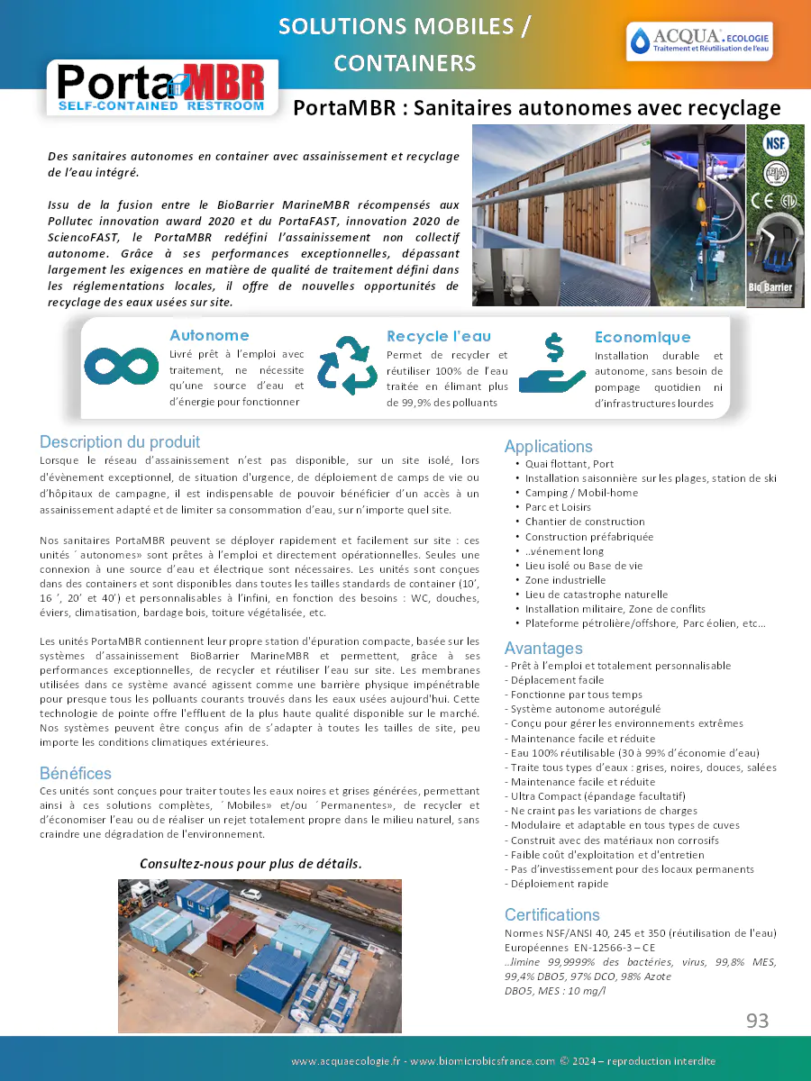 Image du document pdf : brochure des sanitaires autonomes portambr avec recyclage  