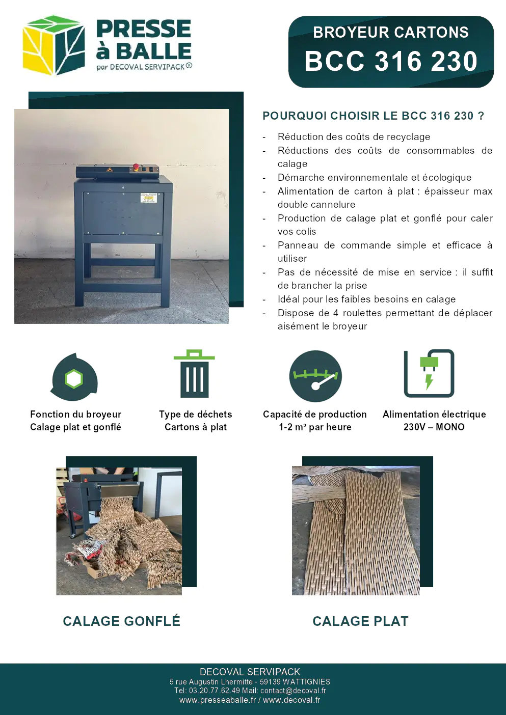 Image du document pdf : brochure du broyeur cartons bcc 316 230  