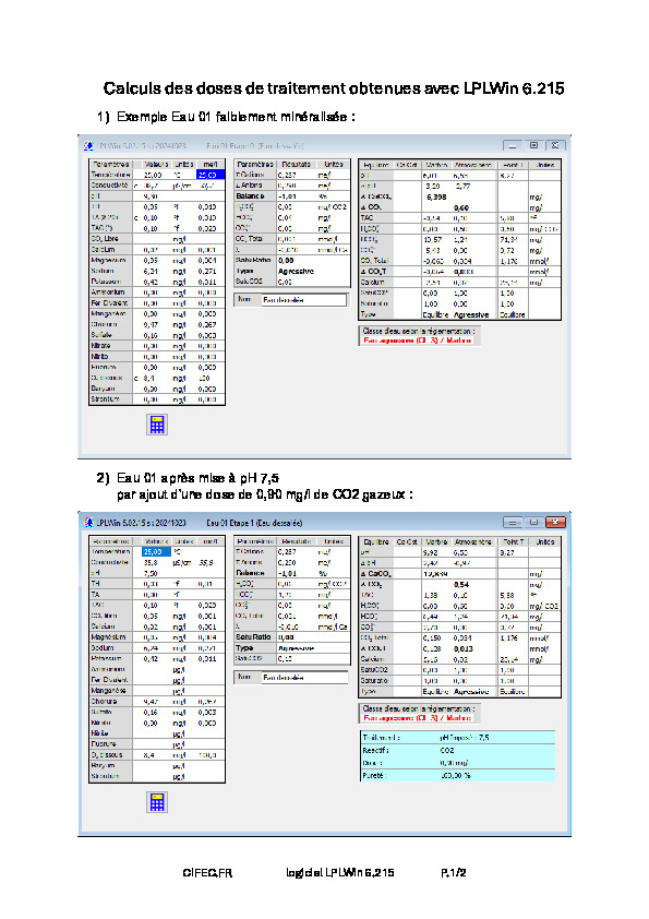 Image du document pdf : Calculs des doses de traitement obtenues avec LPLWin 6  