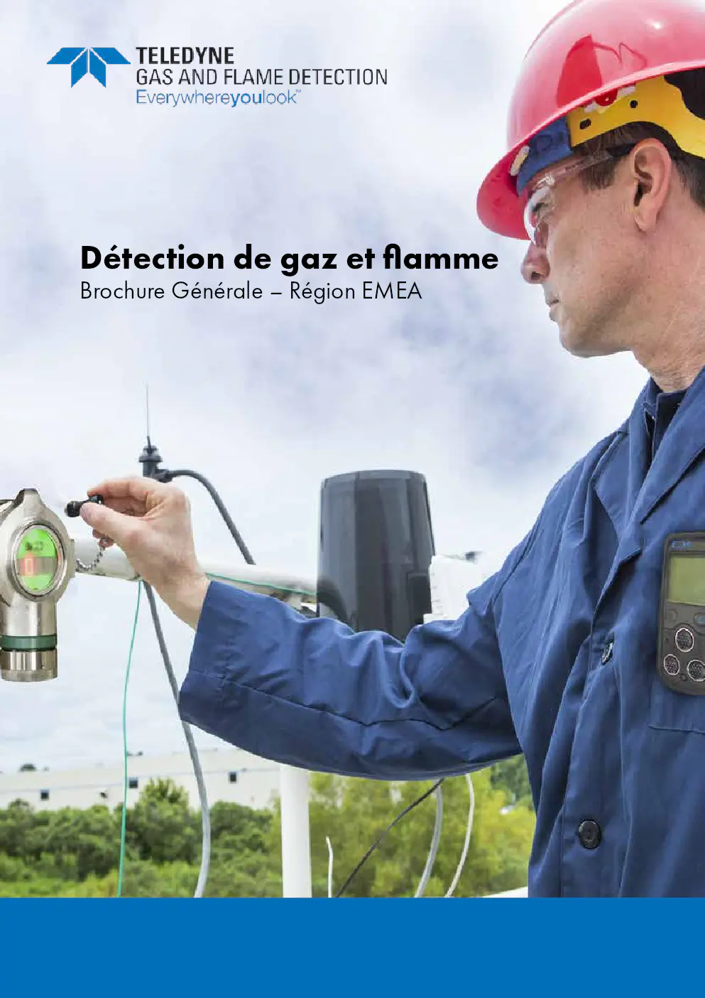 Image du document pdf : brochure générale sur la détection de gaz et flamme pour la région EMEA  