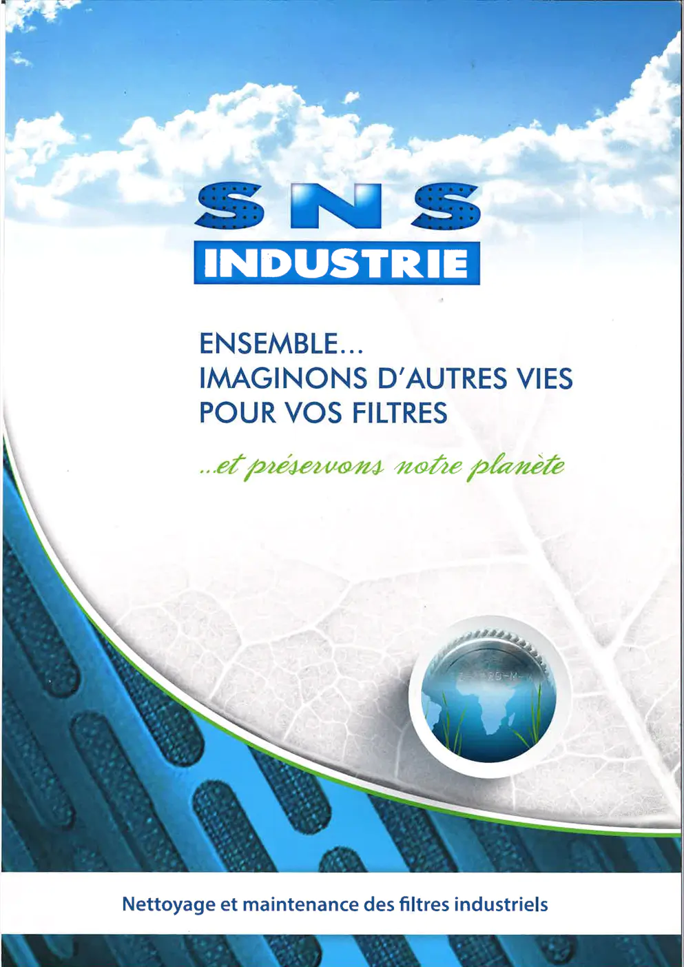 Image du document pdf : brochure sur le nettoyage et maintenance des filtres industriels  