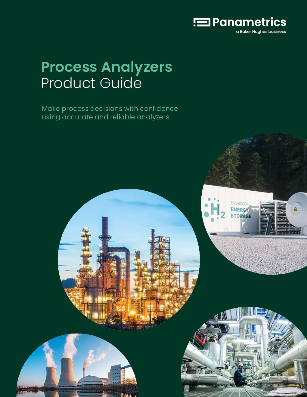 Image du document pdf : guide produit des analyseurs de processus panametrics - baker hughes  