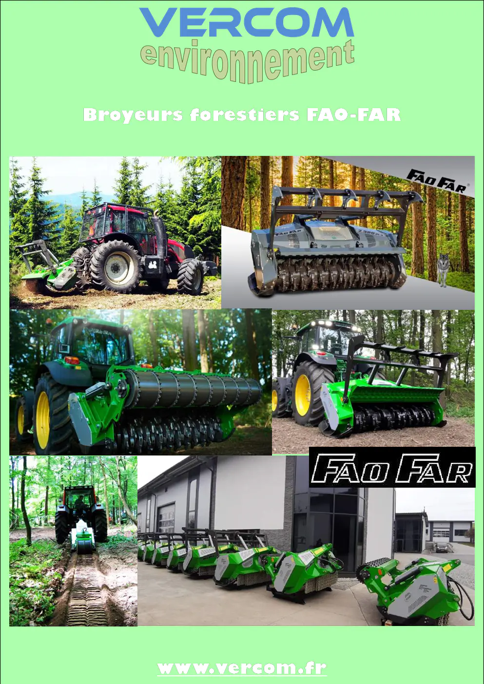 Image du document pdf : brochure des broyeurs forestiers fao-far  