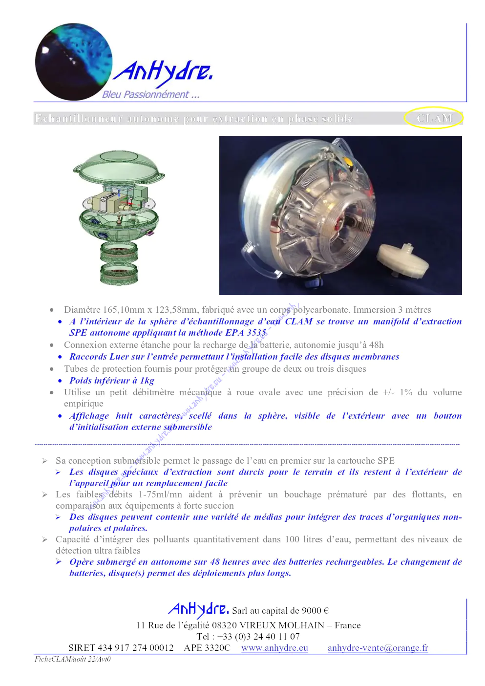 Image du document pdf : FicheCLAM-2021  