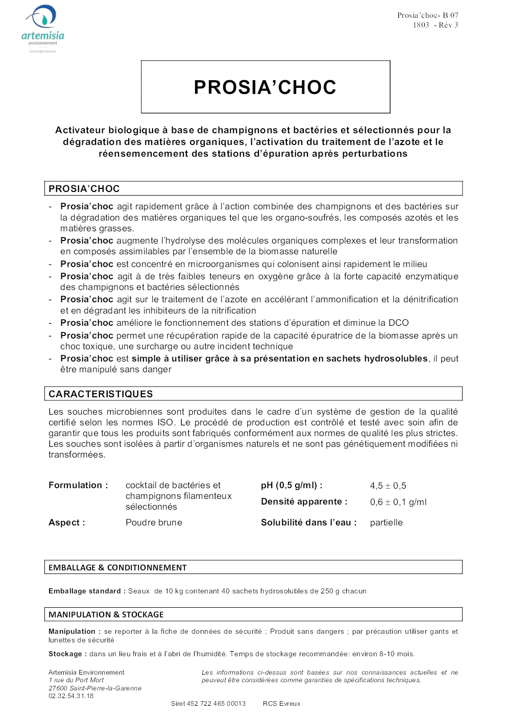 Image du document pdf : Fiche Technique de l