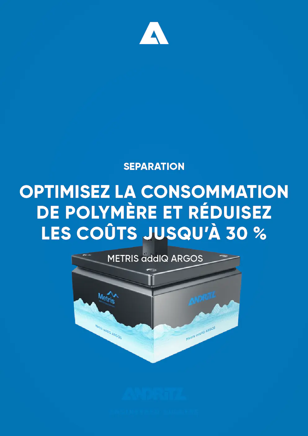 Image du document pdf : brochure du système metris addIQ ARGOS pour optimisation de la consommation de polymère  