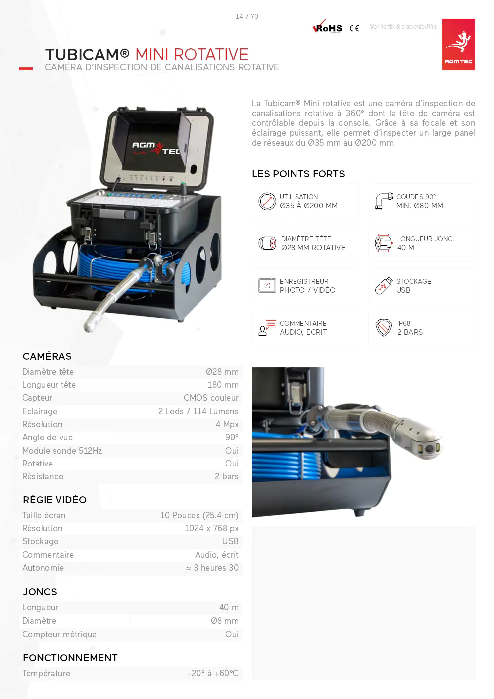 Image du document pdf : Fiche Technique Tubicam® Mini Rotative  