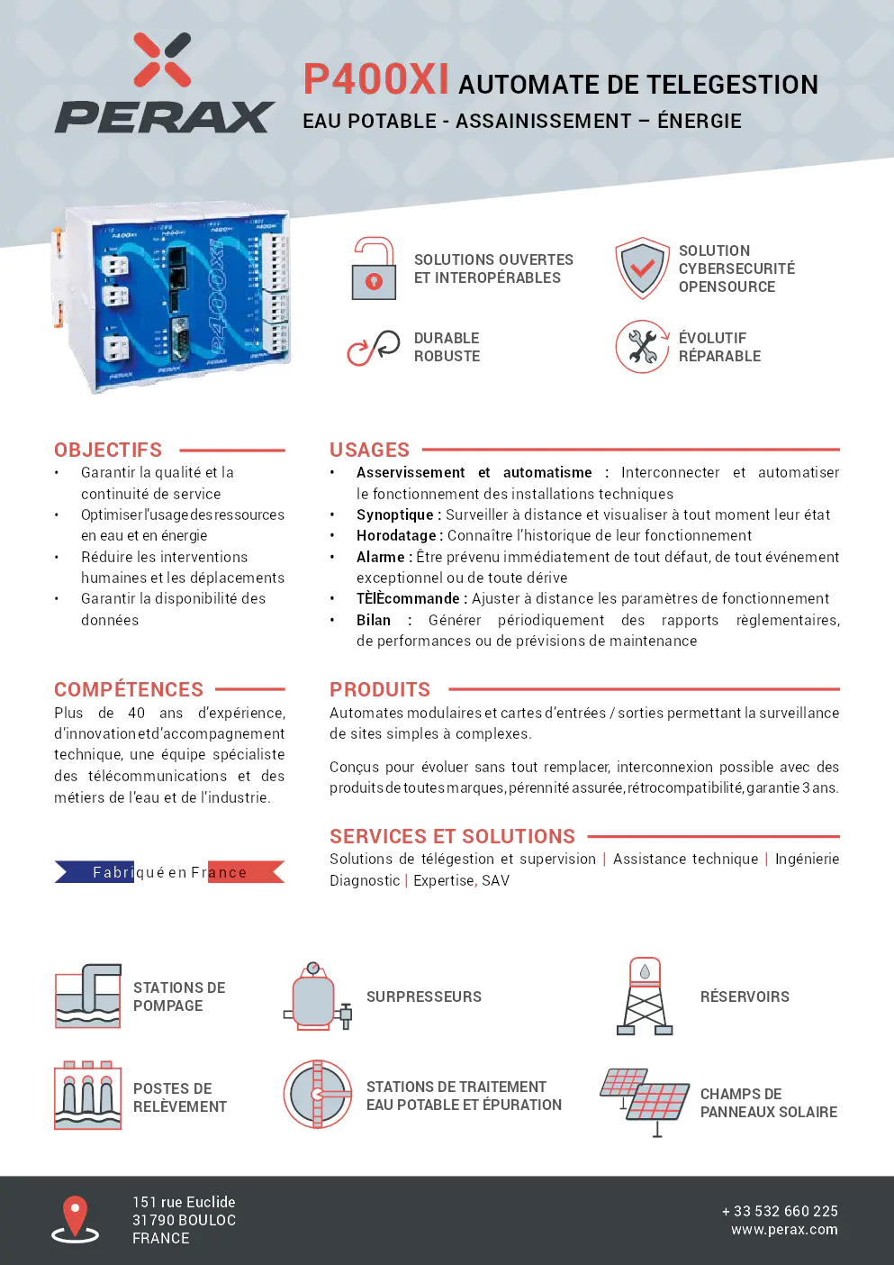 Image du document pdf : fiche technique de l