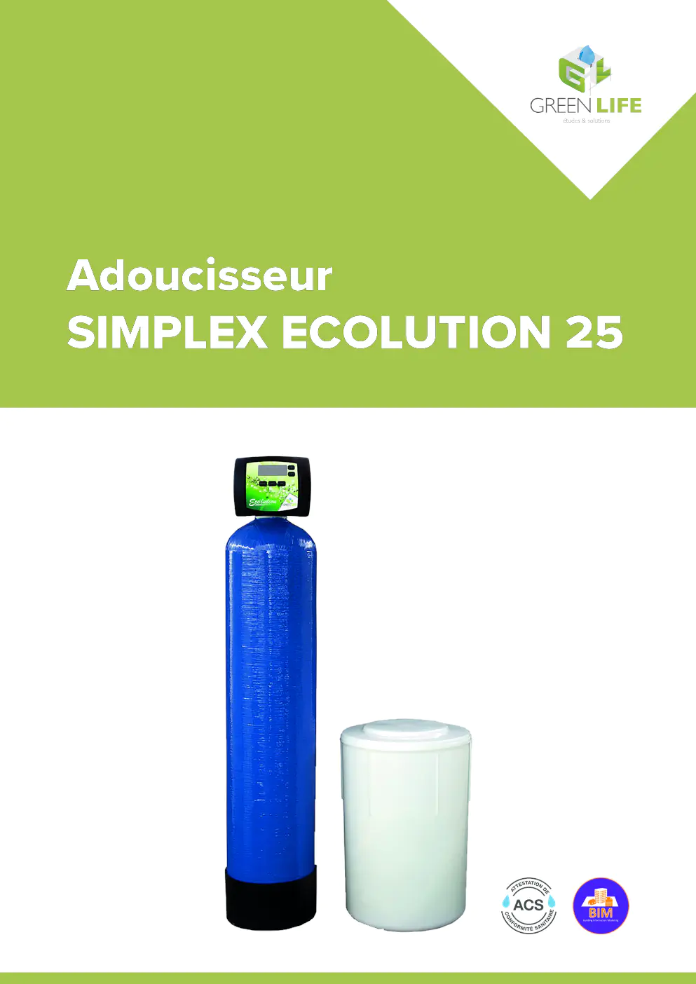 Image du document pdf : adoucisseur simplex ecolution 25  