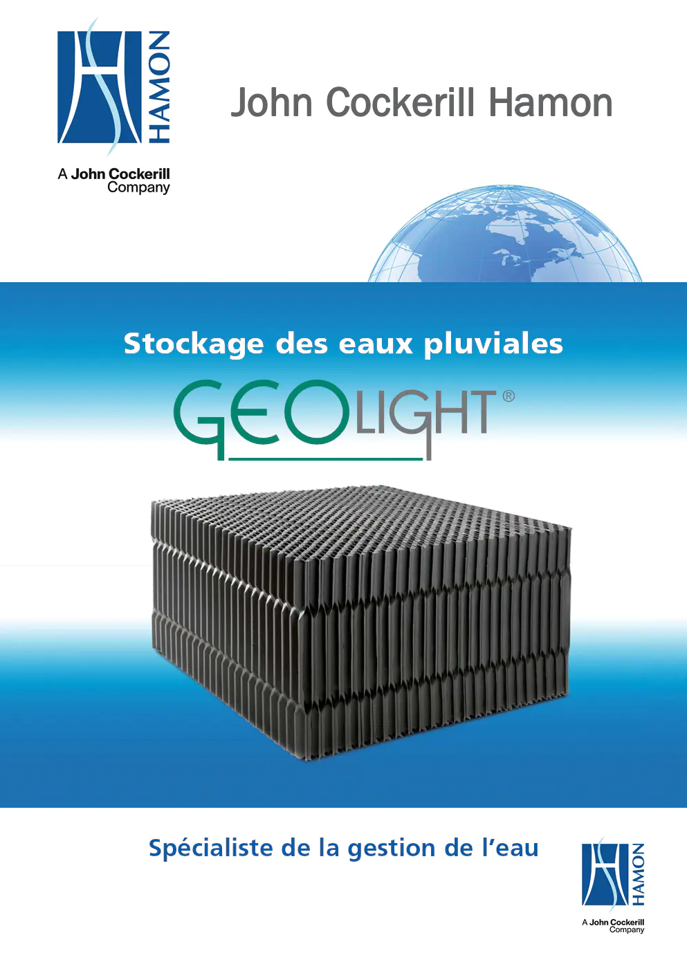 Image du document pdf : brochure sur le stockage des eaux pluviales avec la technologie GEOlight  