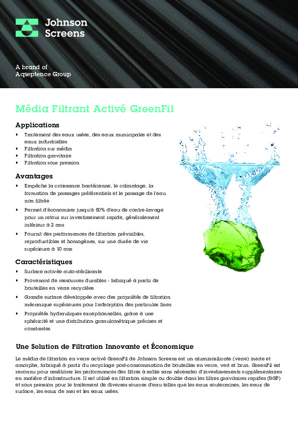 Image du document pdf : GreenFil Product Sheet V2_french  