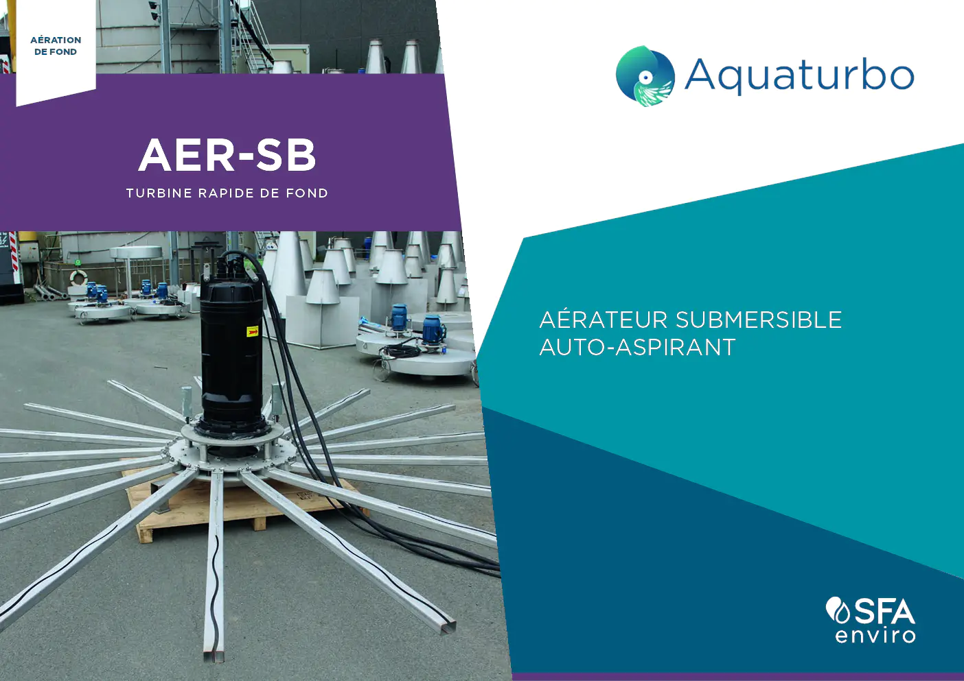 Image du document pdf : brochure du produit AER-SB, aérateur submersible auto-aspirant  