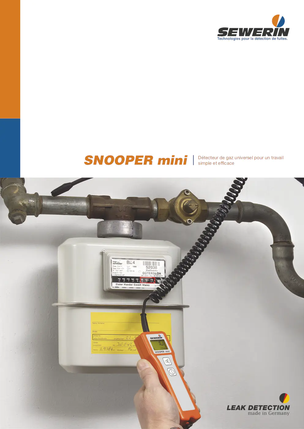 Image du document pdf : brochure du détecteur de gaz universel snooper mini  