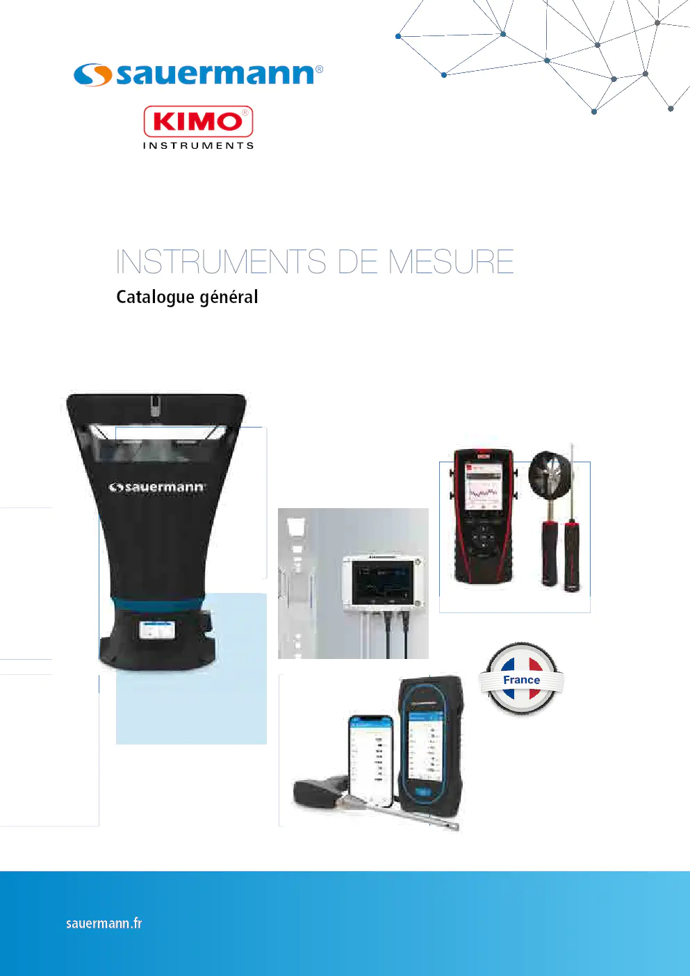 Image du document pdf : Catalogue Général des Instruments de Mesure Sauermann - Kimo  