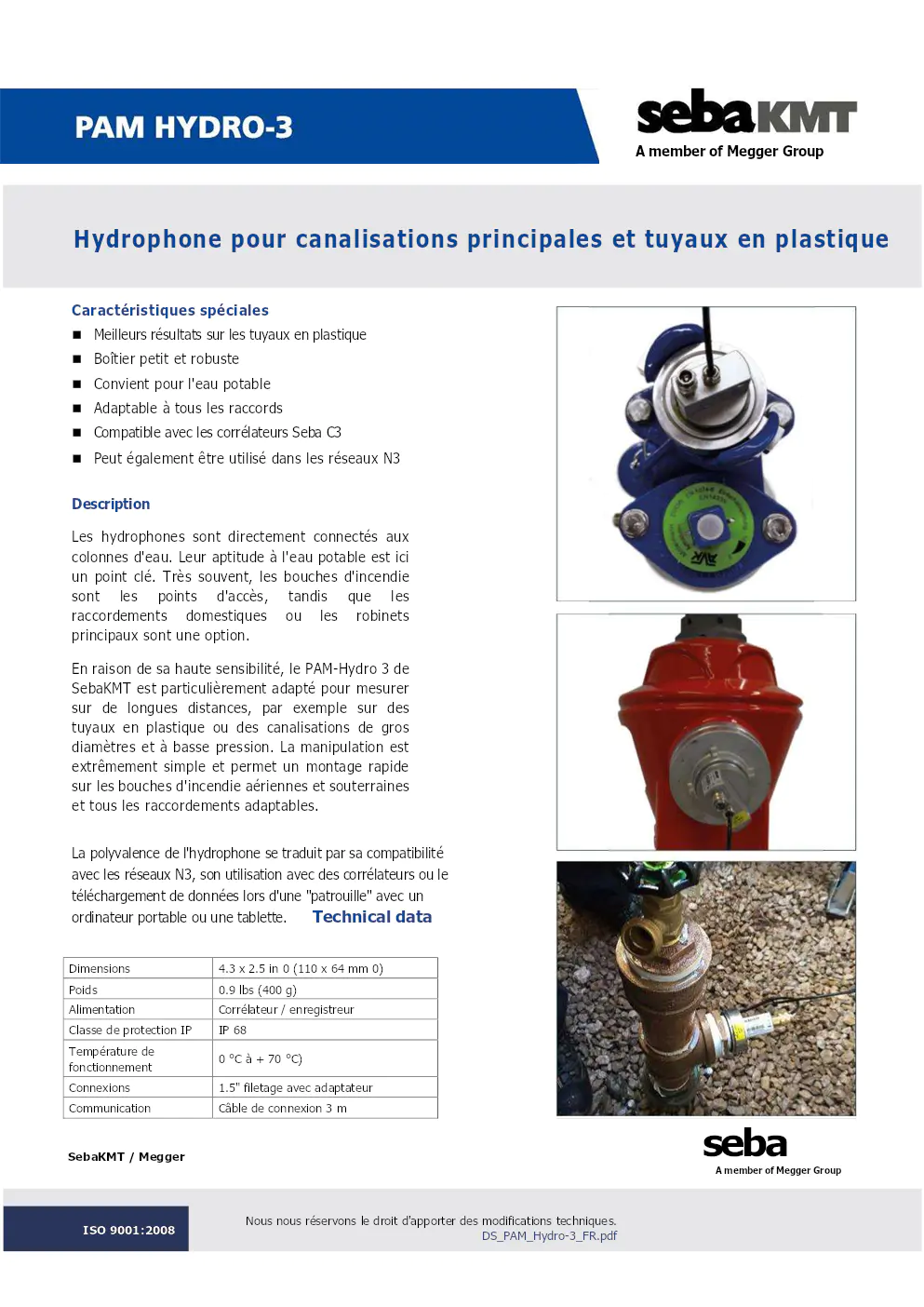 Image du document pdf : Brochure du produit PAM-Hydro 3  