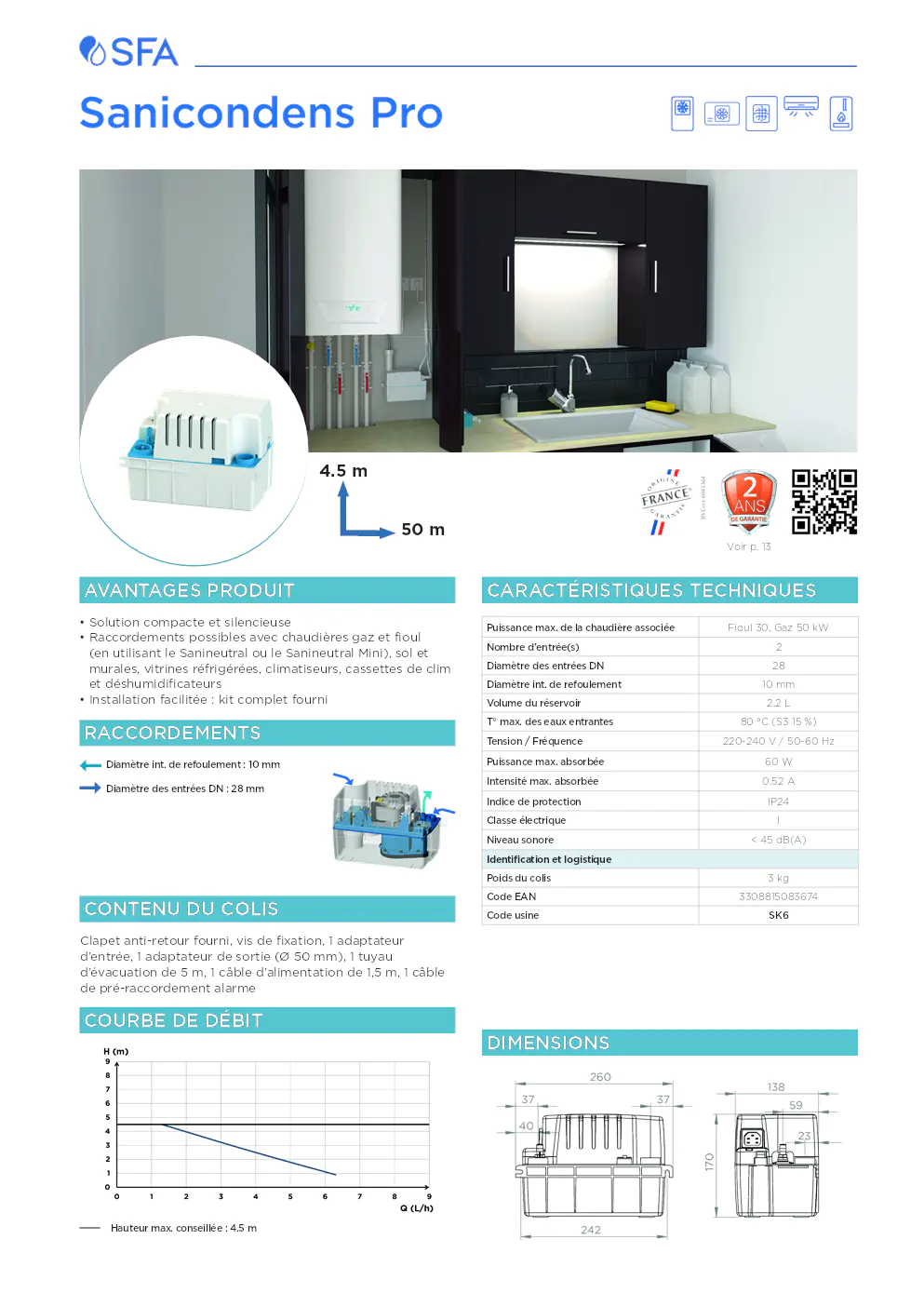 Image du document pdf : brochure du produit sanineutral  