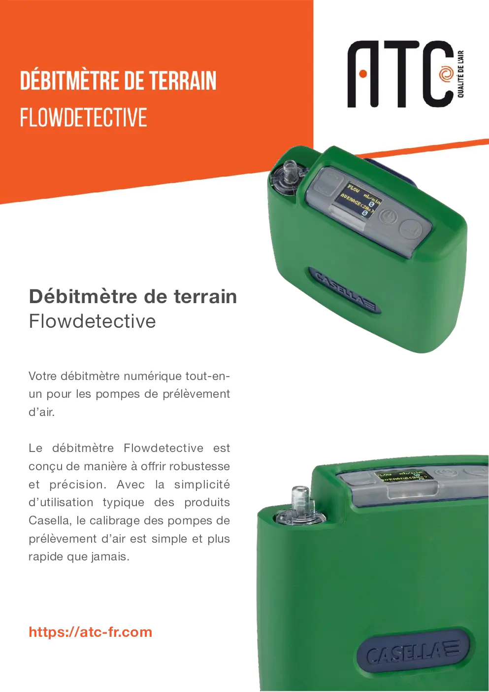 Image du document pdf : manuel du débitmètre de terrain flowdetective  