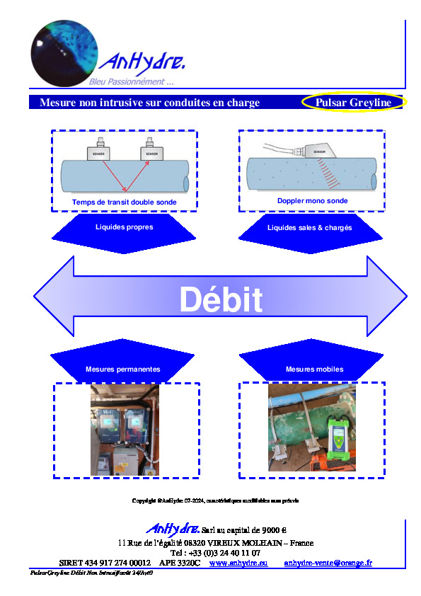 Image du document pdf : Pulsar Greyline-Mesure non intrsive des d&eacute;bits-2024  