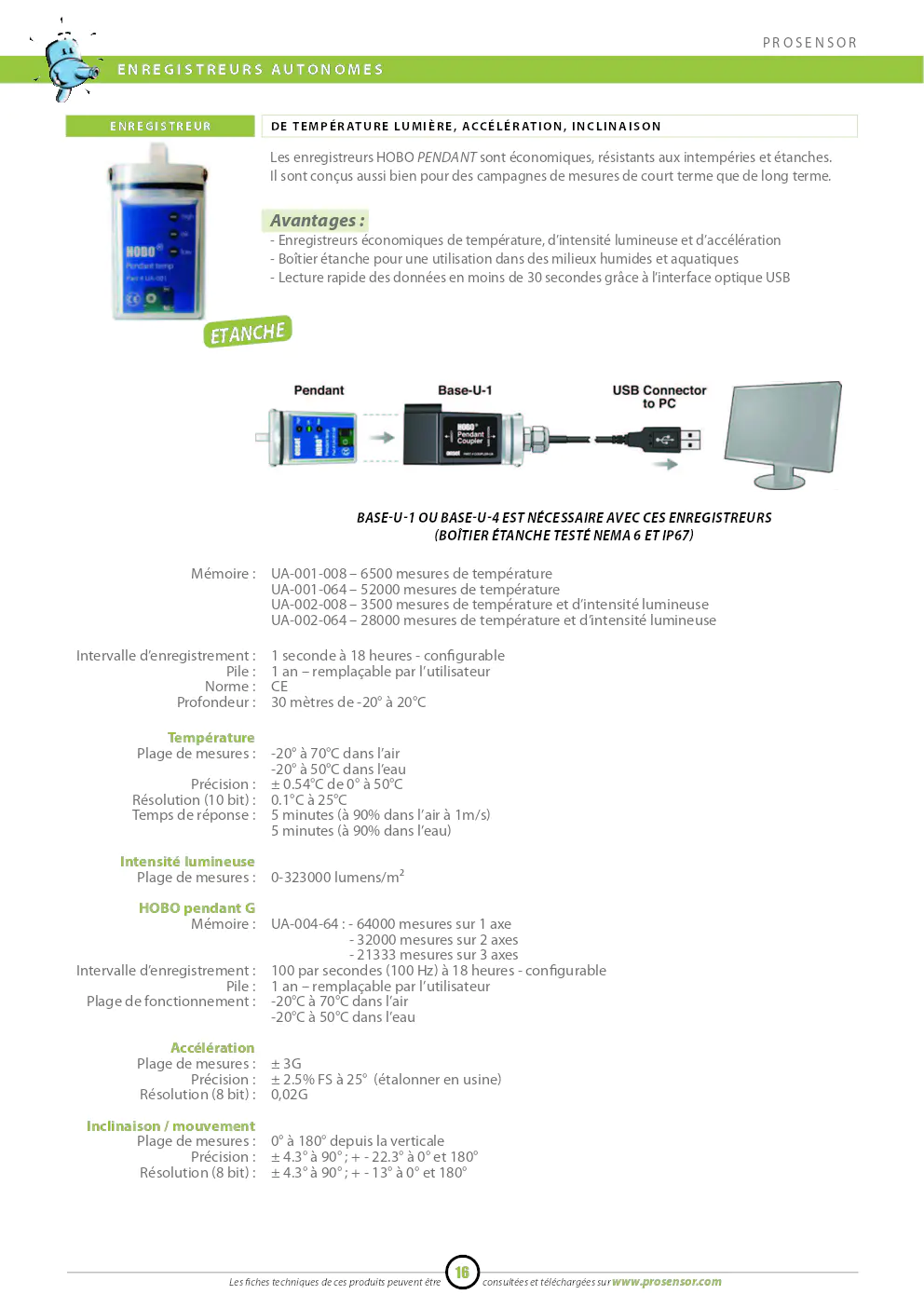 Image du document pdf : brochure sur les enregistreurs hobo pendant de prosensor  