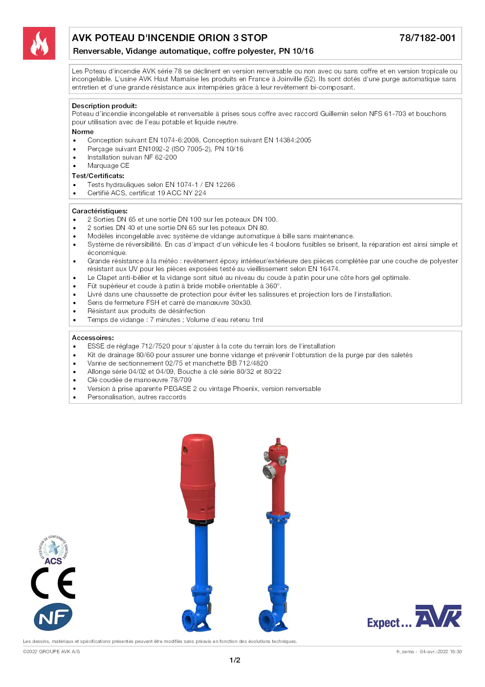 Image du document pdf : manuel du poteau d