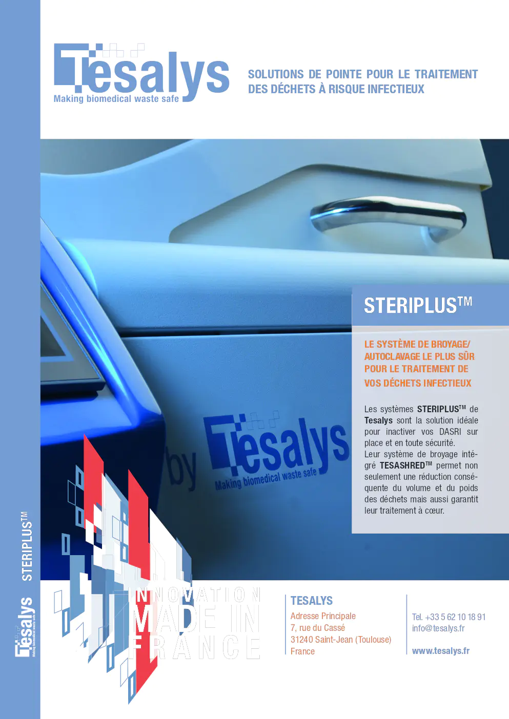 Image du document pdf : brochure des solutions steriplus pour le traitement des déchets à risque infectieux  