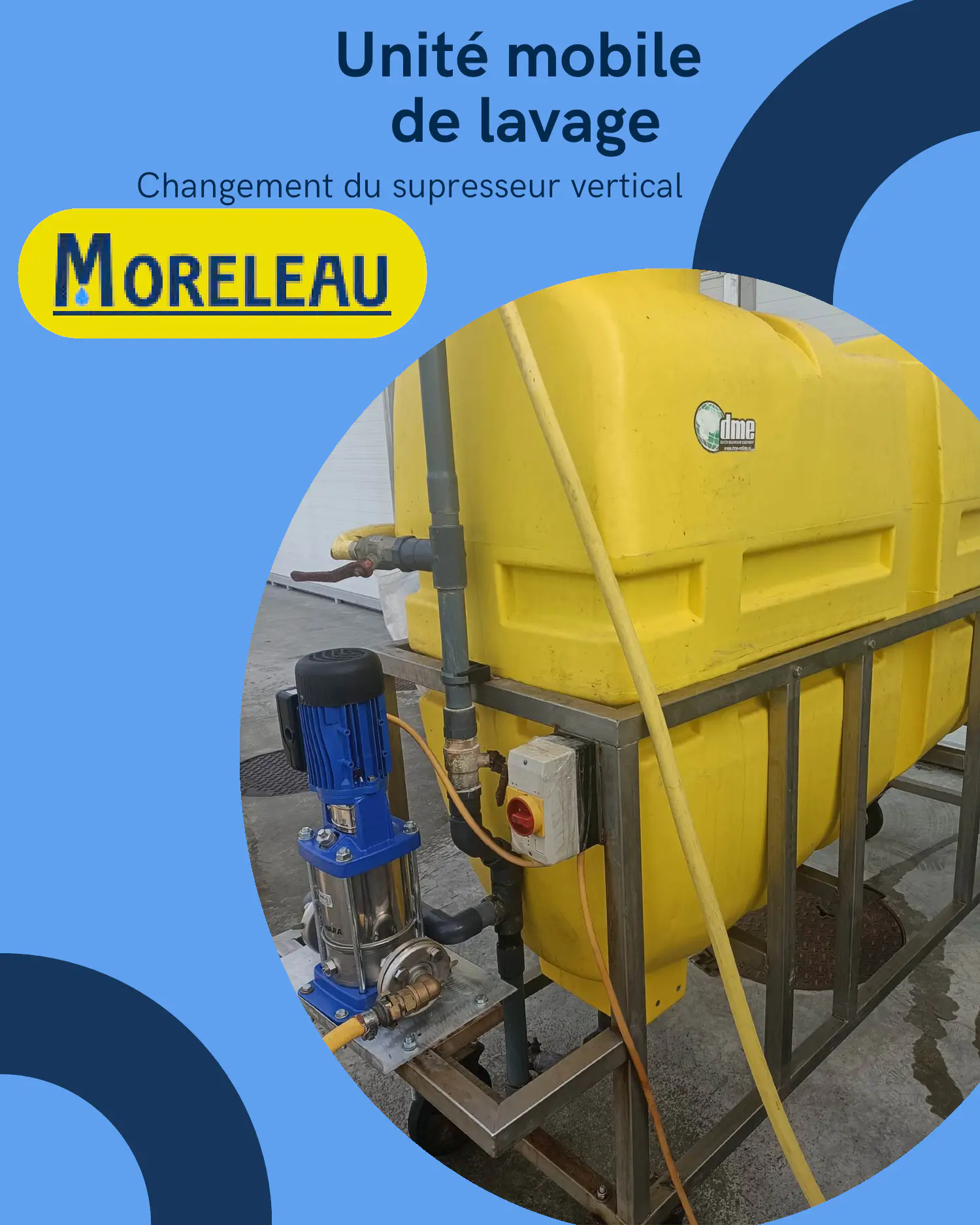 Image du document pdf : guide de changement du surpresseur vertical pour unité mobile de lavage  