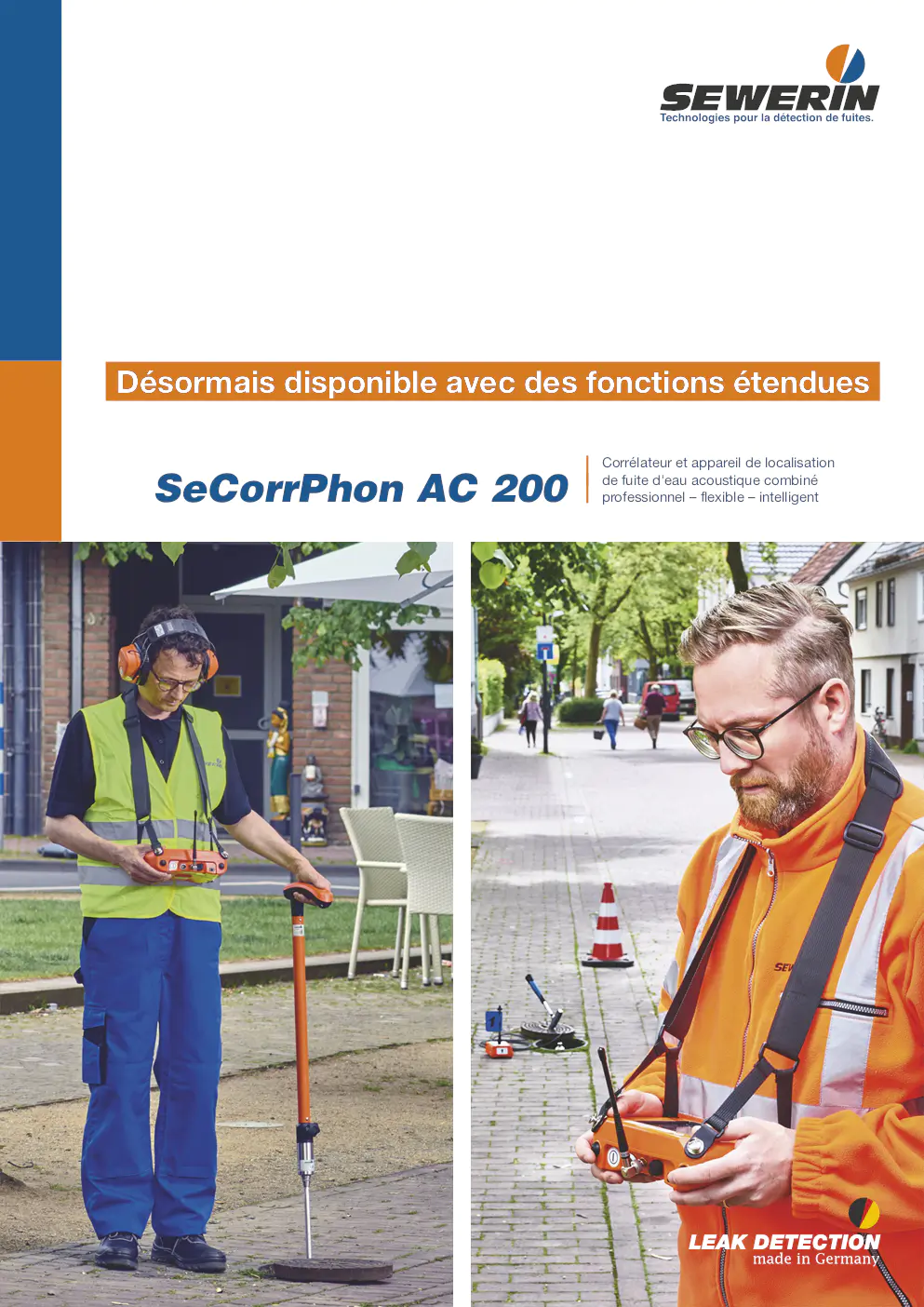 Image du document pdf : brochure sur le corrélateur et appareil de localisation secorrphon ac 200  