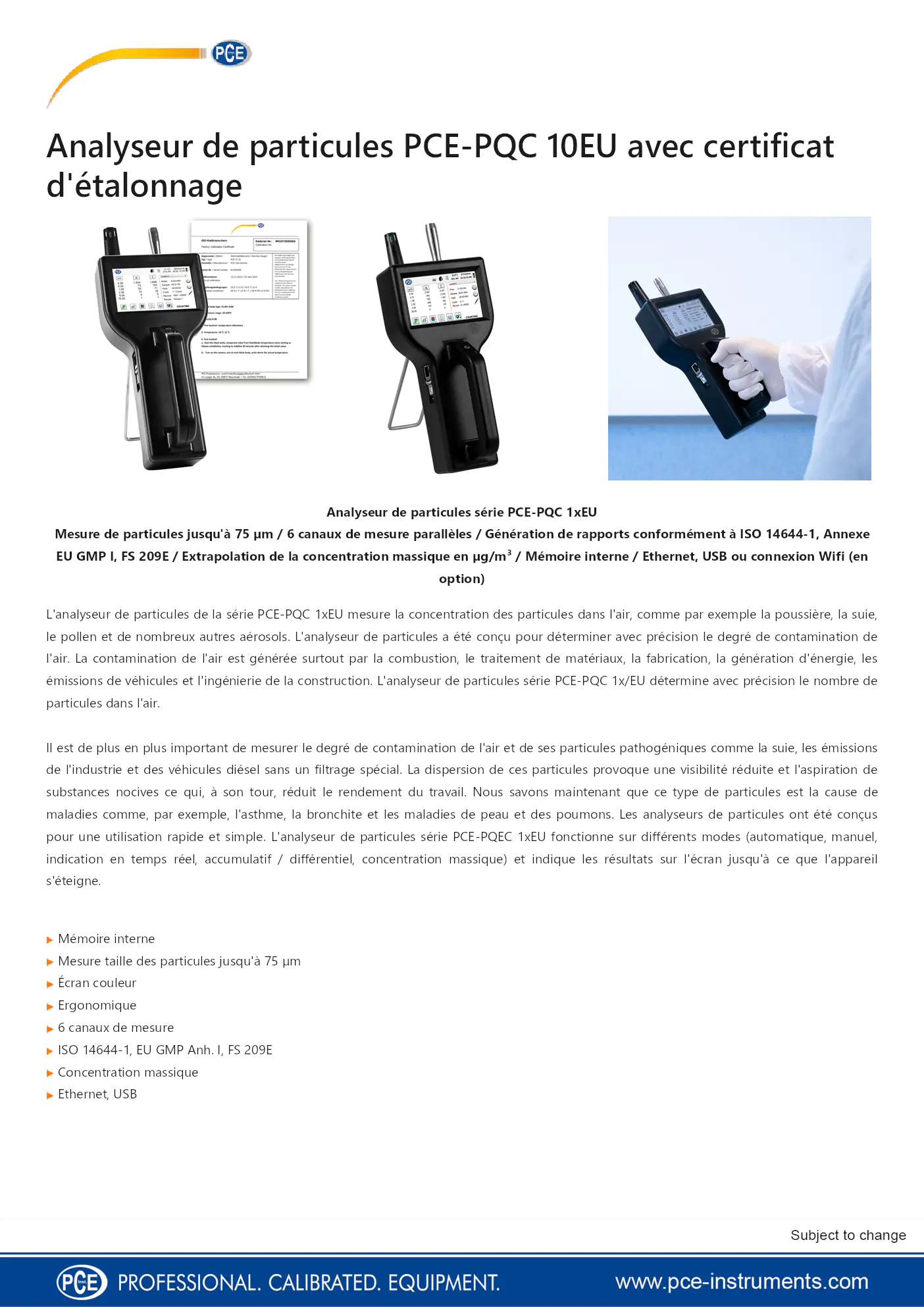 Image du document pdf : fiche technique de l