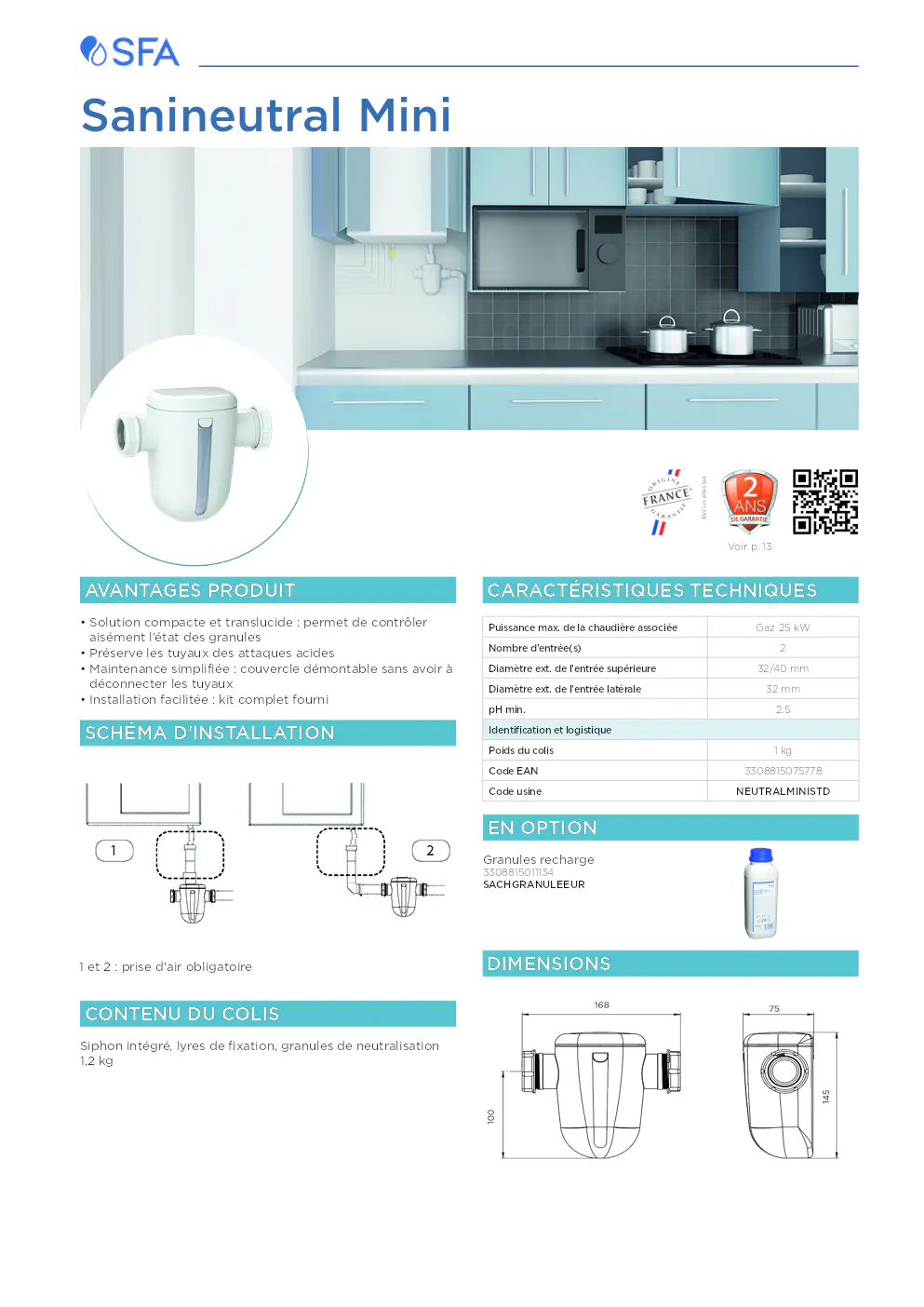 Image du document pdf : manuel du sanineutral mini  