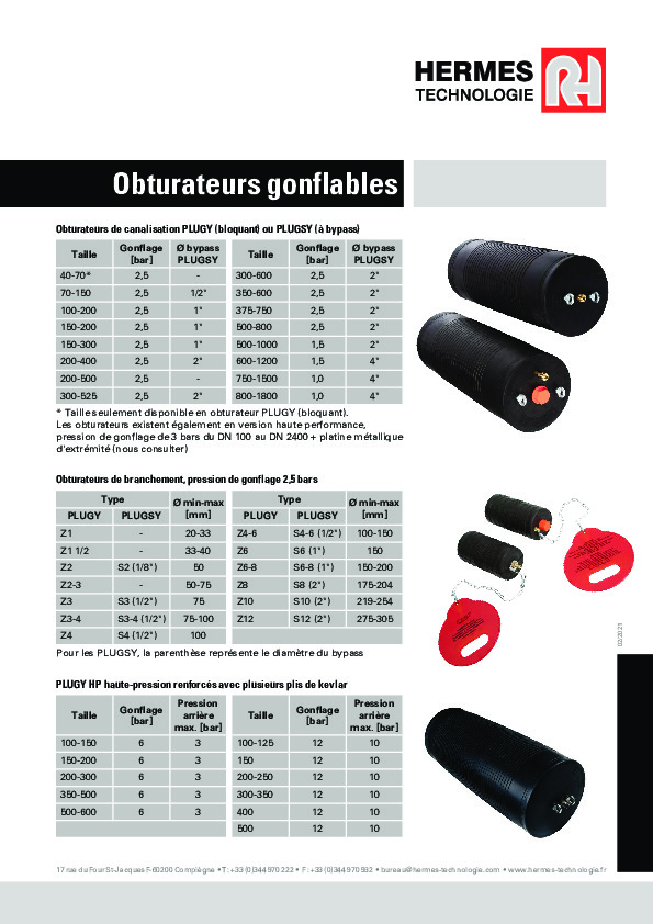 Image du document pdf : Obturateurs gonflables  