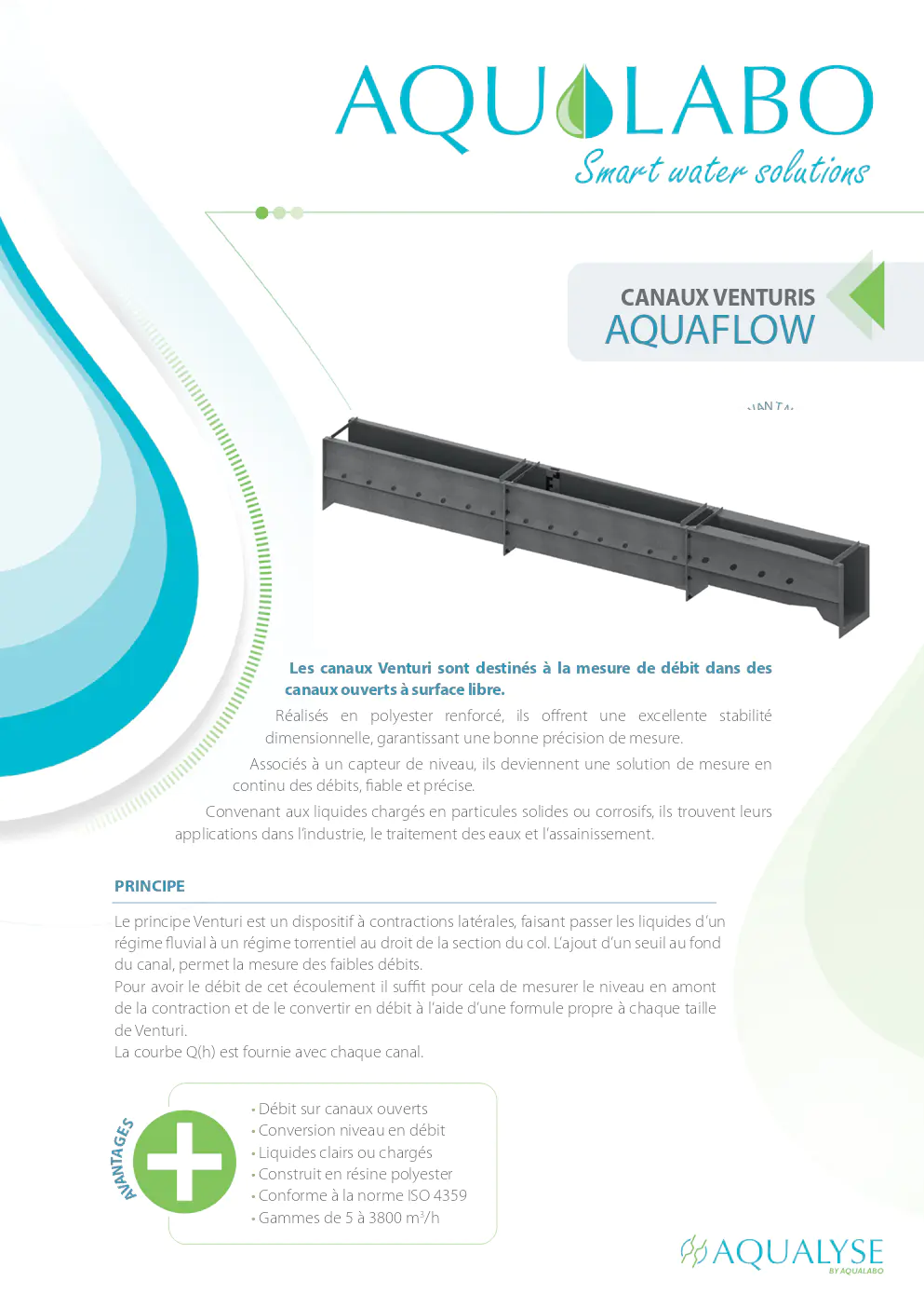 Image du document pdf : brochure sur les canaux venturi aquaflow  