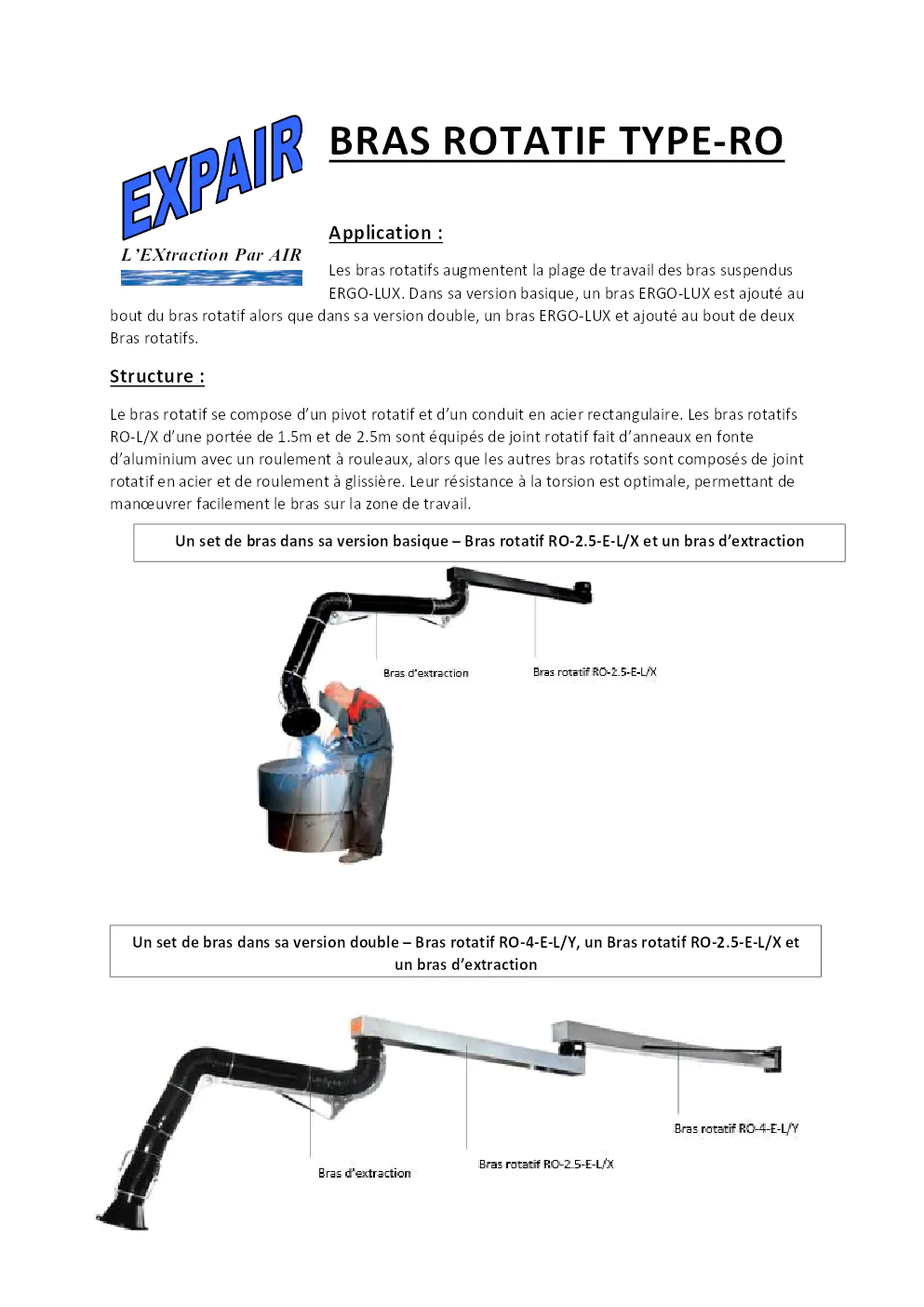 Image du document pdf : manuel du bras rotatif type-ro  