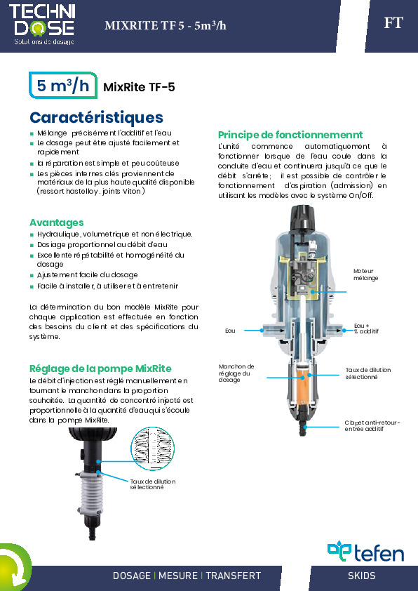 Image du document pdf : TECHNIDOSE - MixRite TF5 - FT  