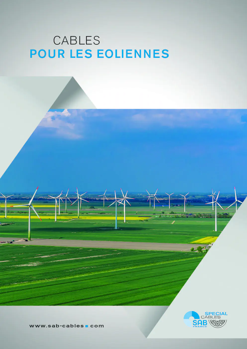 Image du document pdf : brochure des câbles pour éoliennes de sab france  