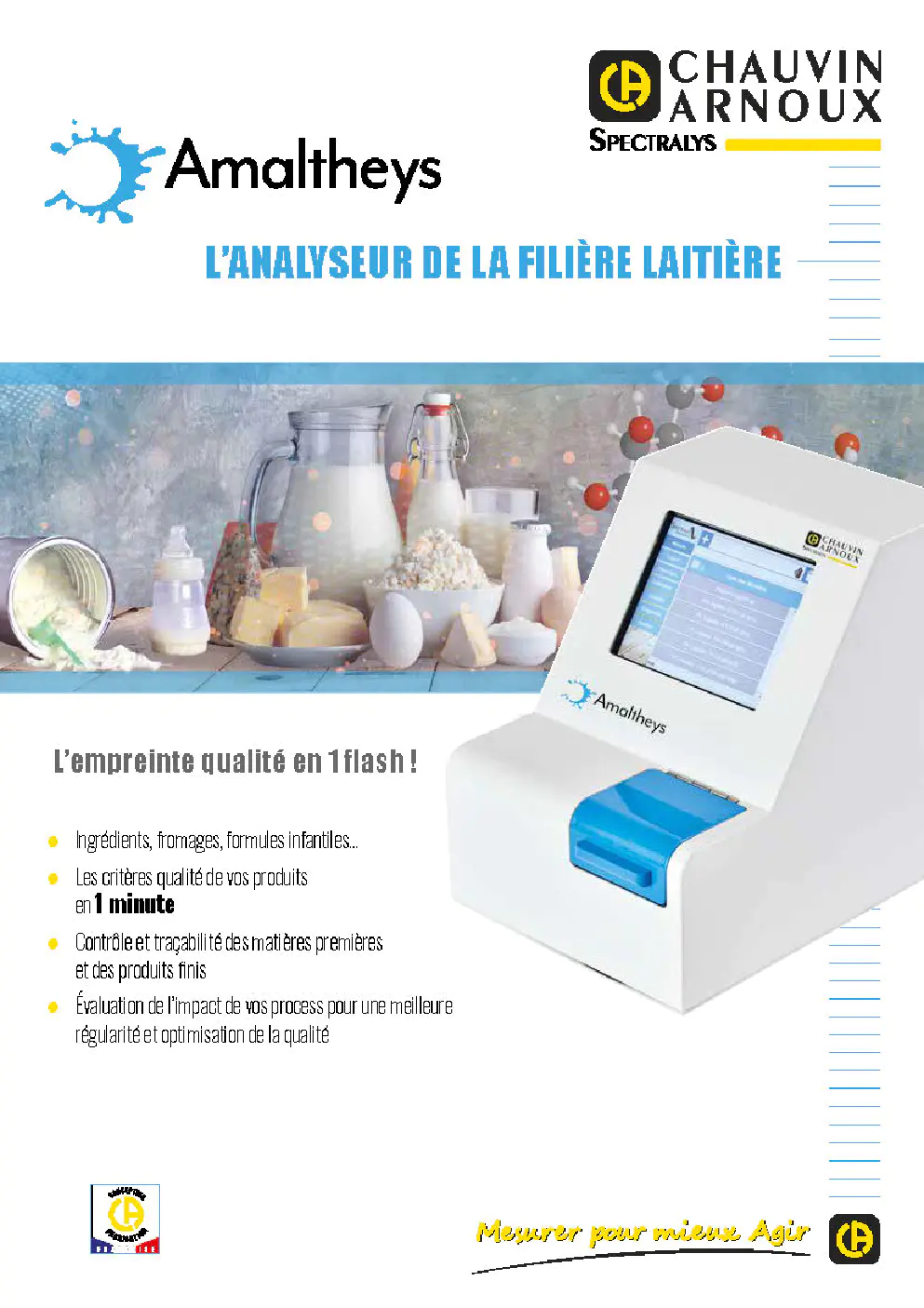 Image du document pdf : brochure amaltheys analyseur filière laitière  