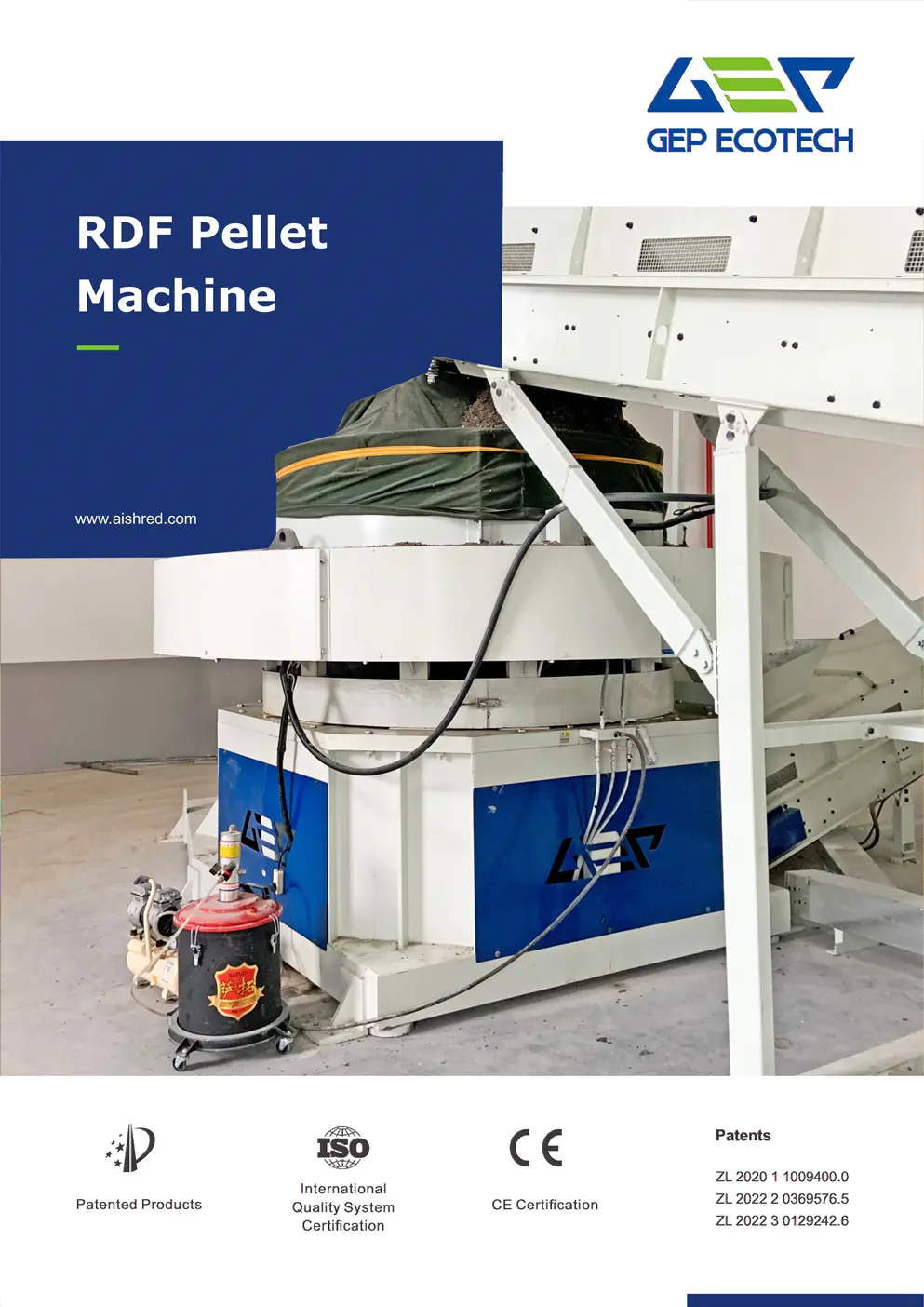 Image du document pdf : brochure sur la machine rdf pellet de gep ecotech  