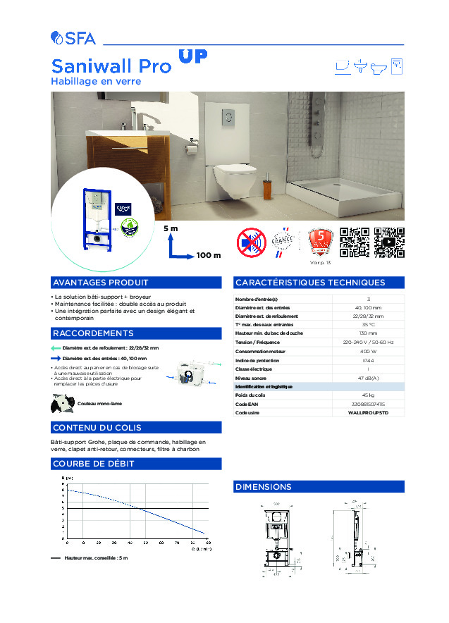 Image du document pdf : saniwall-pro-up-glass-tile-product-sheet-2023-fr  