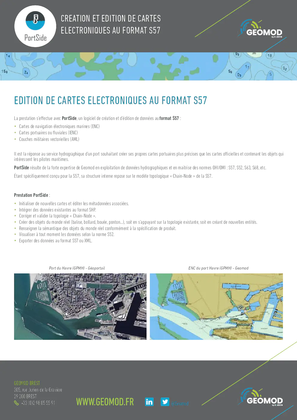 Image du document pdf : création et édition de cartes électroniques au format s57 avec le logiciel portside  